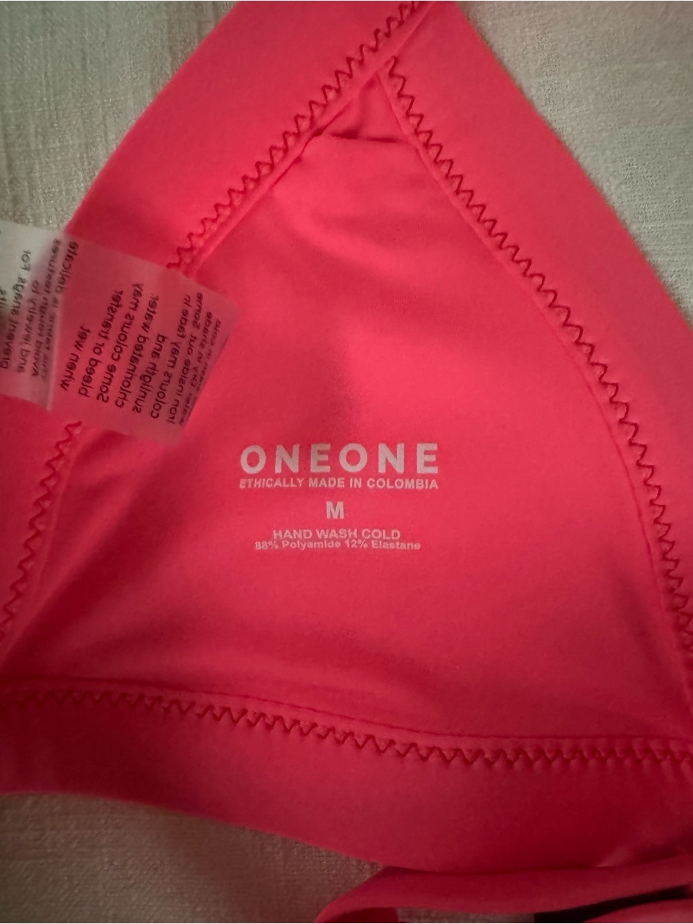 🍉 ONEONE swim watermelon color bikini - NWT - NEVER WORN - size medium 🍉 - Picture 5 of 9